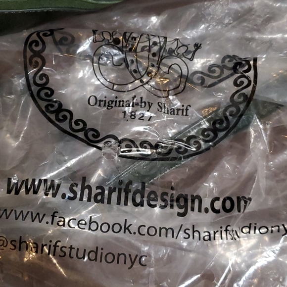 Original by Sharif 1827 Green handbag Needs Tlc - Picture 6 of 14